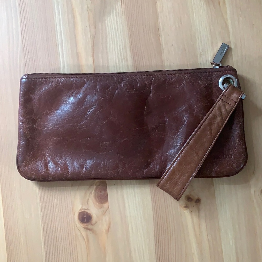 HOBO leather clutch